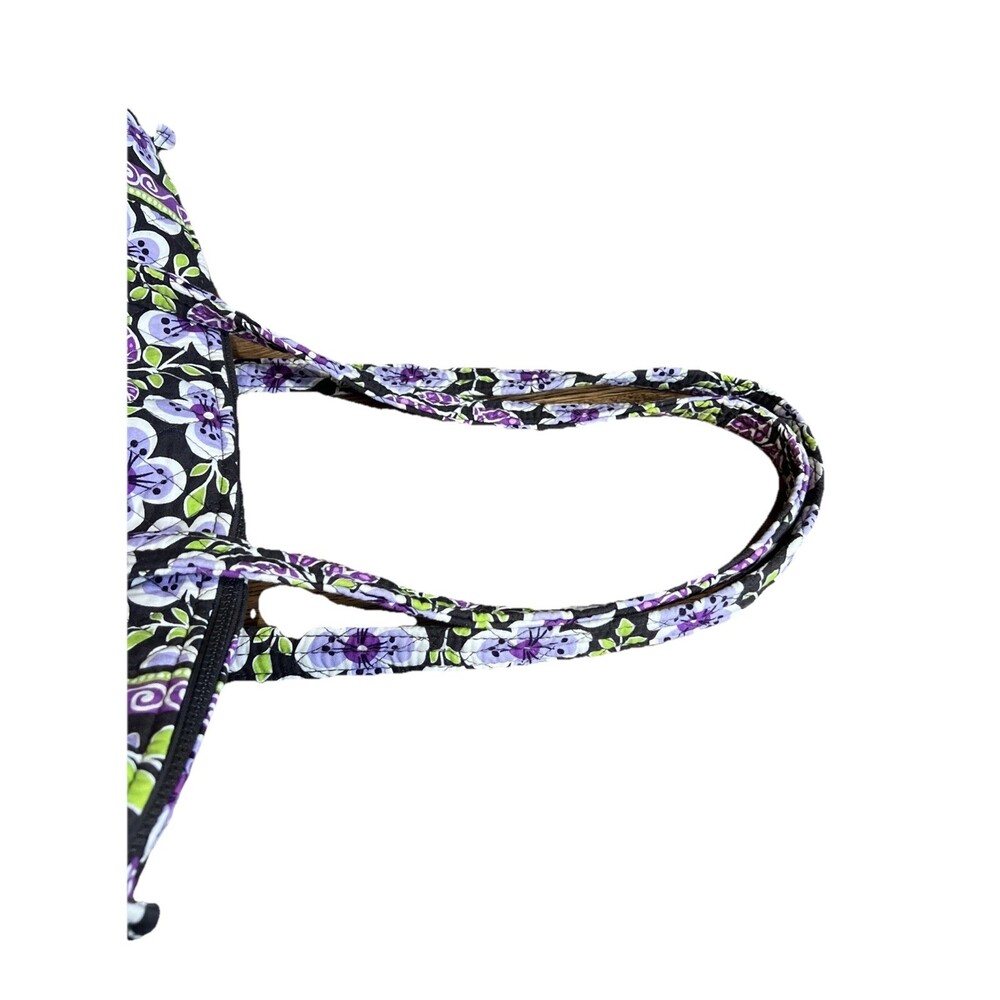 Vera Bradley (2011) Retired Plum Petals Pattern Travel Duffel Bag Boho Chic Y2K - Picture 12 of 12